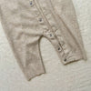 Berly Dot Ribbed Botton Up Overall With Bunny Hat