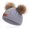 Knitted Pompom Beanie