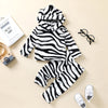 Zebra Stripe Hoodie Sweater & Pants