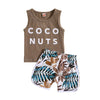 Coco Nuts Summer Vest & Short Set