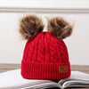 Knitted Pompom Beanie