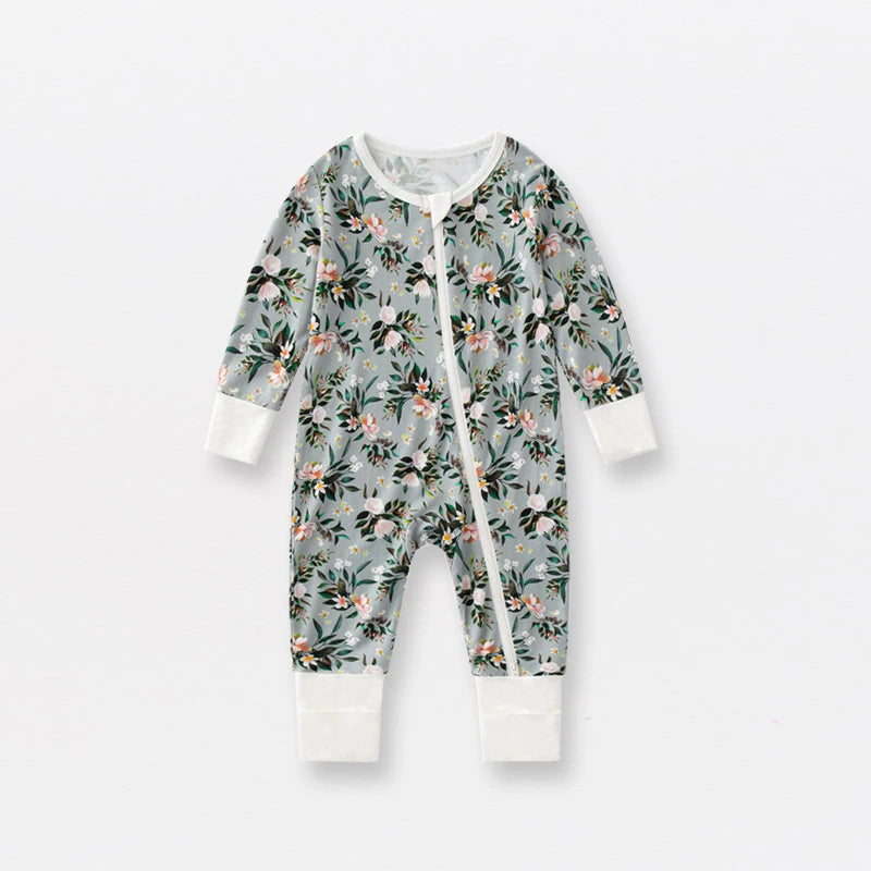 Mavie Printed Zipper Jumpsuit