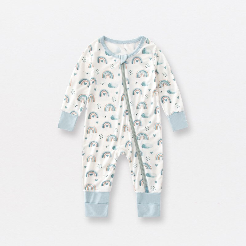 Mavie Printed Zipper Jumpsuit