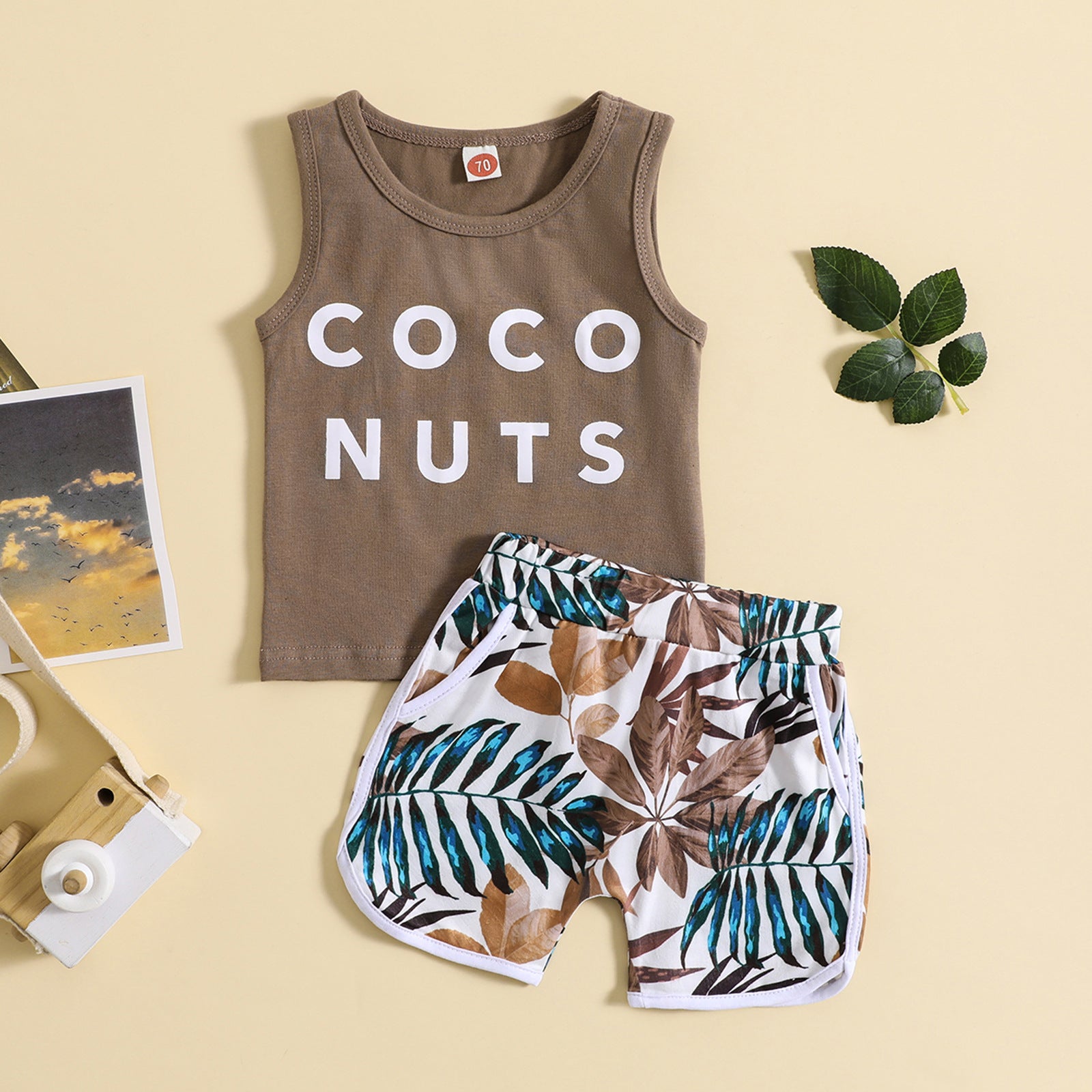 Coco Nuts Summer Vest & Short Set