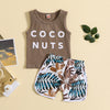 Coco Nuts Summer Vest & Short Set