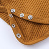 Catniss Ribbed Button Romper & Ruffled Skirt