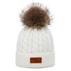 Knitted Pompom Beanie