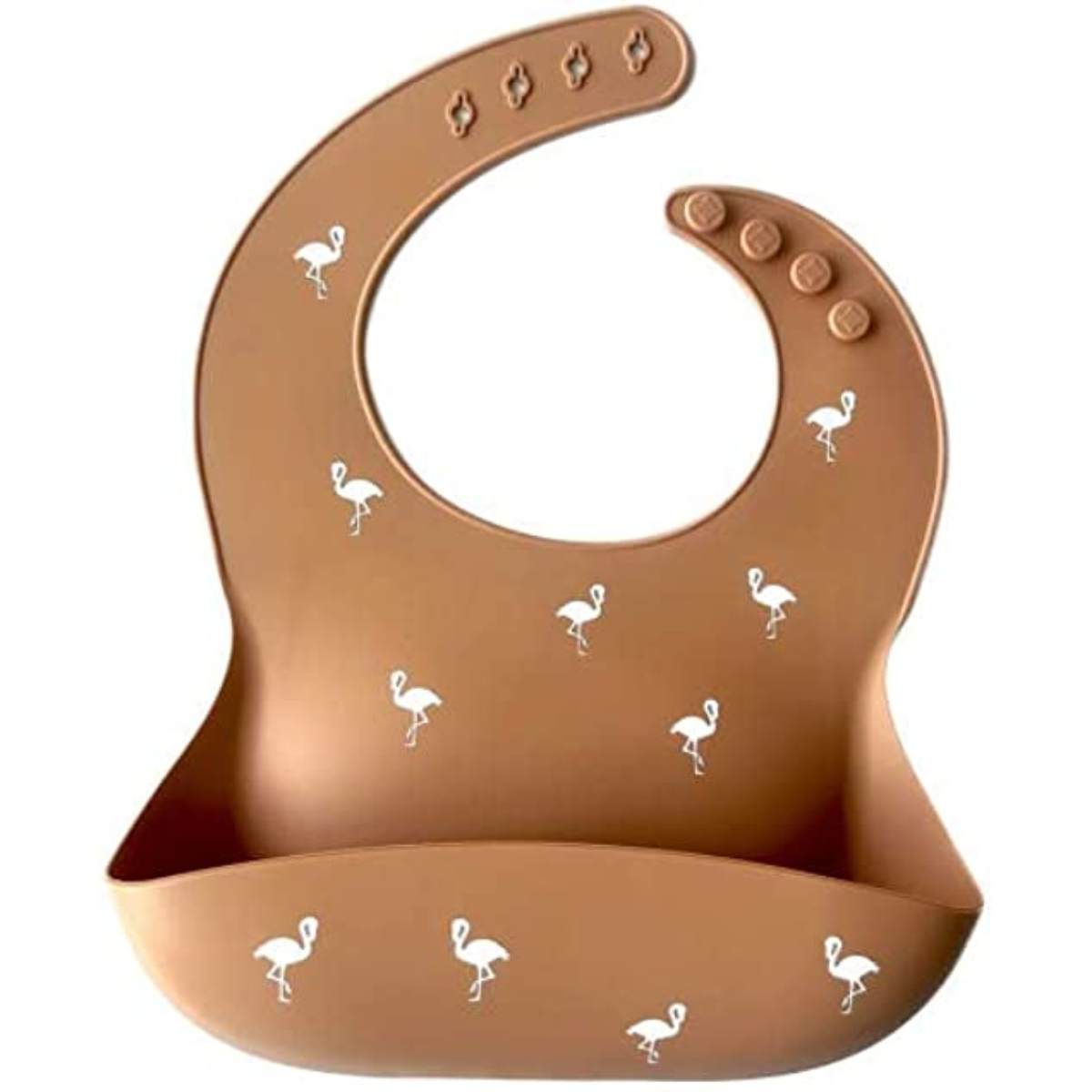 Silicone Baby Bibs - Waterproof and Adjustable Feeding Bib - Easy to Clean Material - Made from High-Quality Food Grade Silicone
