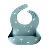 Silicone Baby Bibs - Waterproof and Adjustable Feeding Bib - Easy to Clean Material - Made from High-Quality Food Grade Silicone