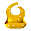 Silicone Baby Bibs - Waterproof and Adjustable Feeding Bib - Easy to Clean Material - Made from High-Quality Food Grade Silicone