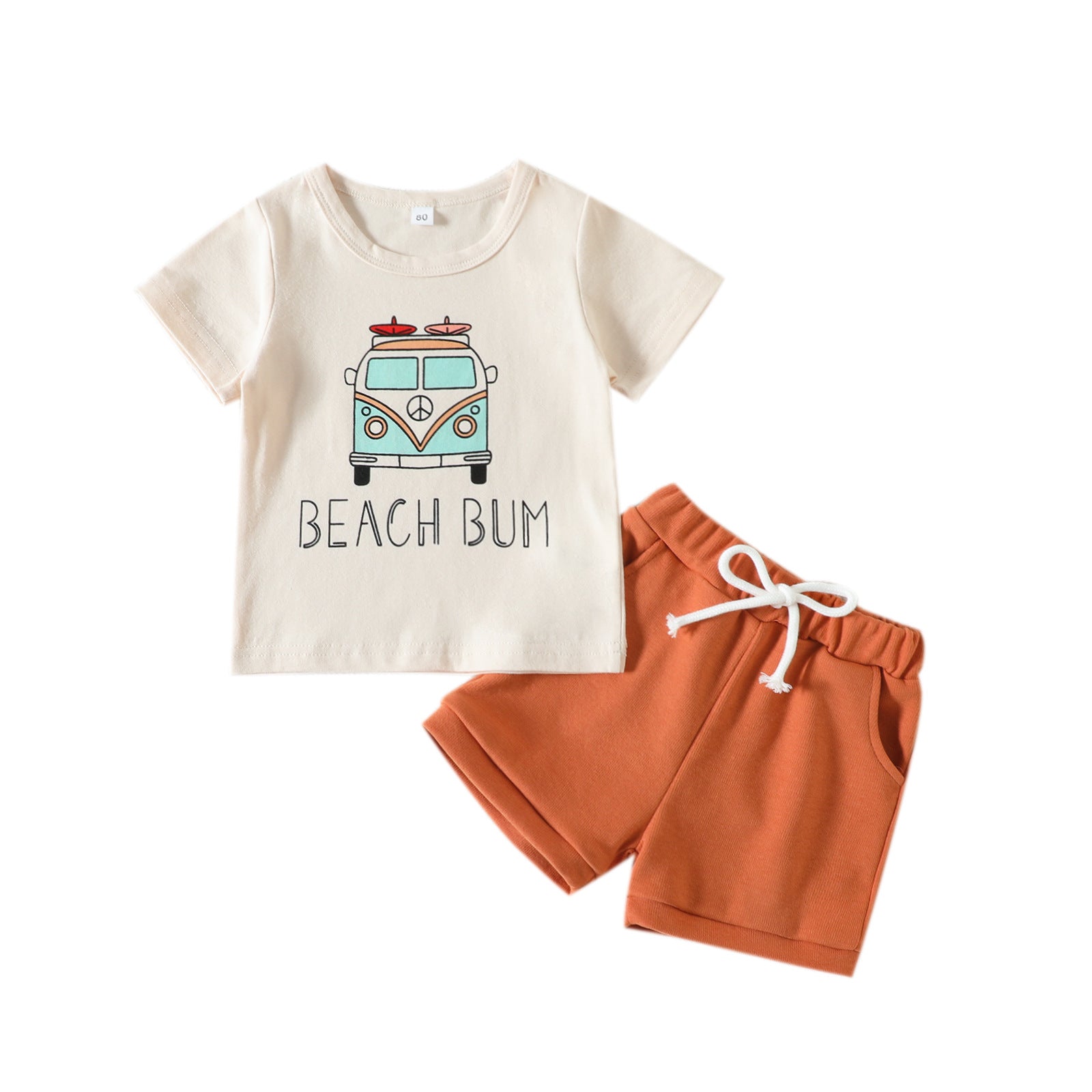 Beach Bum Cotton Shirt Set