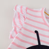 Lady Bug Stripe Dress