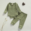 Gebriel Ribbed Polka Dot Romper & Pants