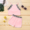 Kaela Strap Summer Shirt Set