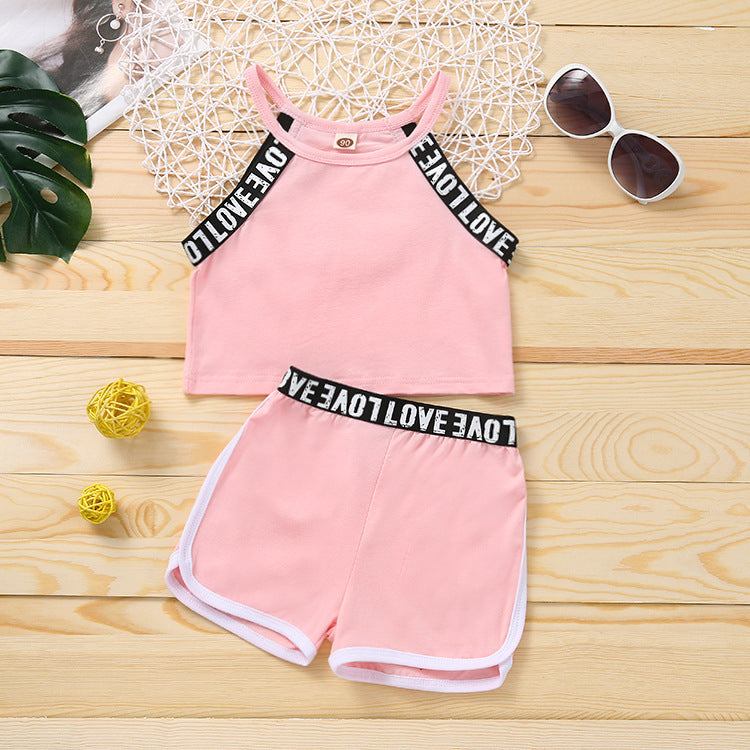 Kaela Strap Summer Shirt Set
