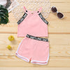 Kaela Strap Summer Shirt Set