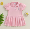 Claire Pink Sporty Dress