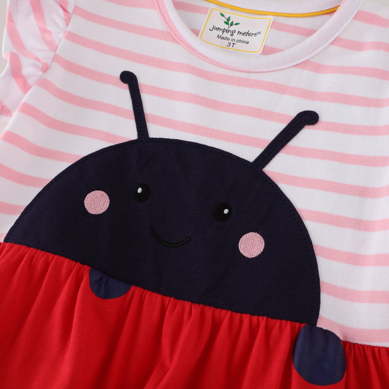 Lady Bug Stripe Dress