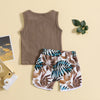 Coco Nuts Summer Vest & Short Set