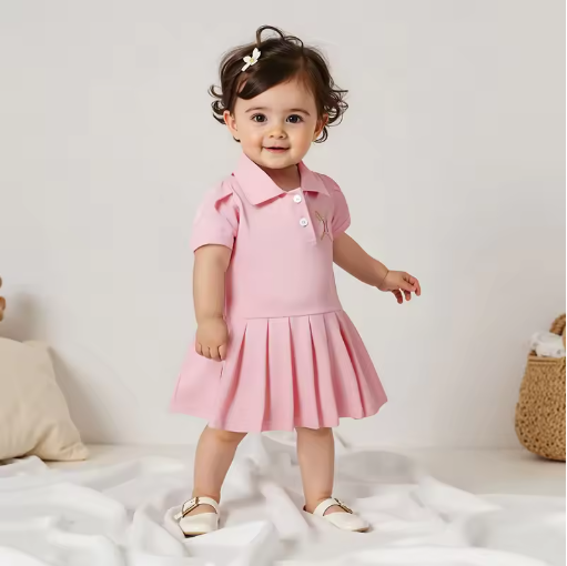 Claire Pink Sporty Dress