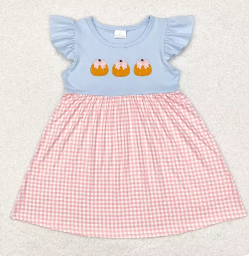 Brooke Cutesy Ruffle Pumpkin Dress