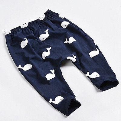 Whale Print Pants