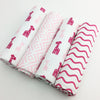 4Pcs New Born Cotton  Swaddle  Blanket