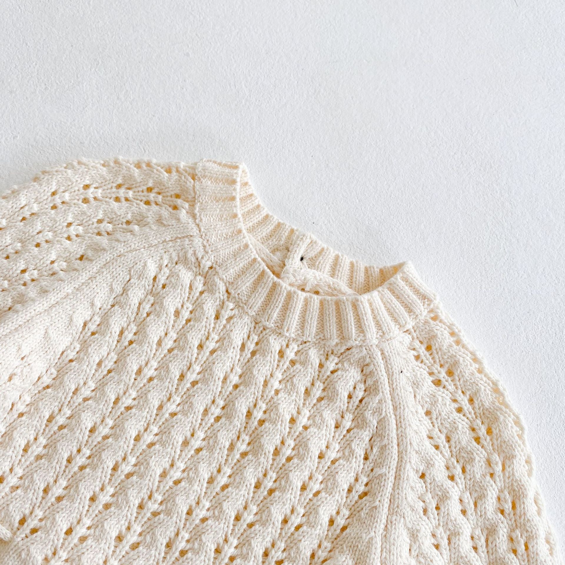 Knitted Hollow Waist Girdle Long Sleeves Harpy Dress Triangle
