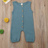 Round Neck Solid Jumpsuit