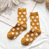 Three-Dimensional Cotton Flower Socks