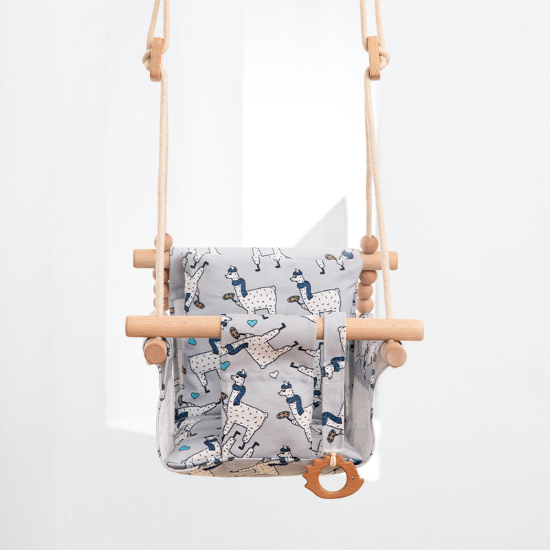 Cotton Canvas Baby Swing