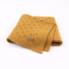 Ins Baby Blanket Knitted Leaf Hollow Hold Blanket
