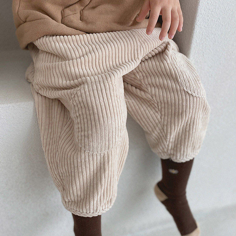 All-match Cotton Patch Casual Carrot Pants