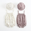 Scarlett Star Sleeveless Smocked Suit and Hat Set