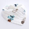 3 Pack-100% Cotton Gauze Baby Bibs