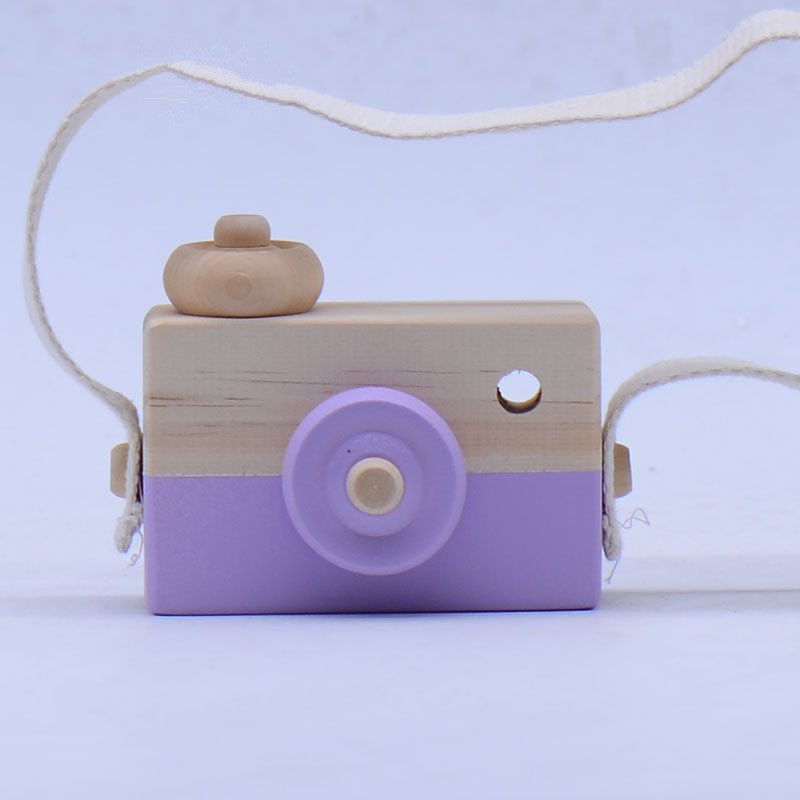 Cute Wooden Toys Camera Baby Kids