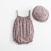 Scarlett Star Sleeveless Smocked Suit and Hat Set