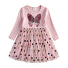 Butterfly Long Sleeve Girls Dress