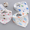 3 Pack-100% Cotton Gauze Baby Bibs