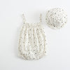 Scarlett Star Sleeveless Smocked Suit and Hat Set