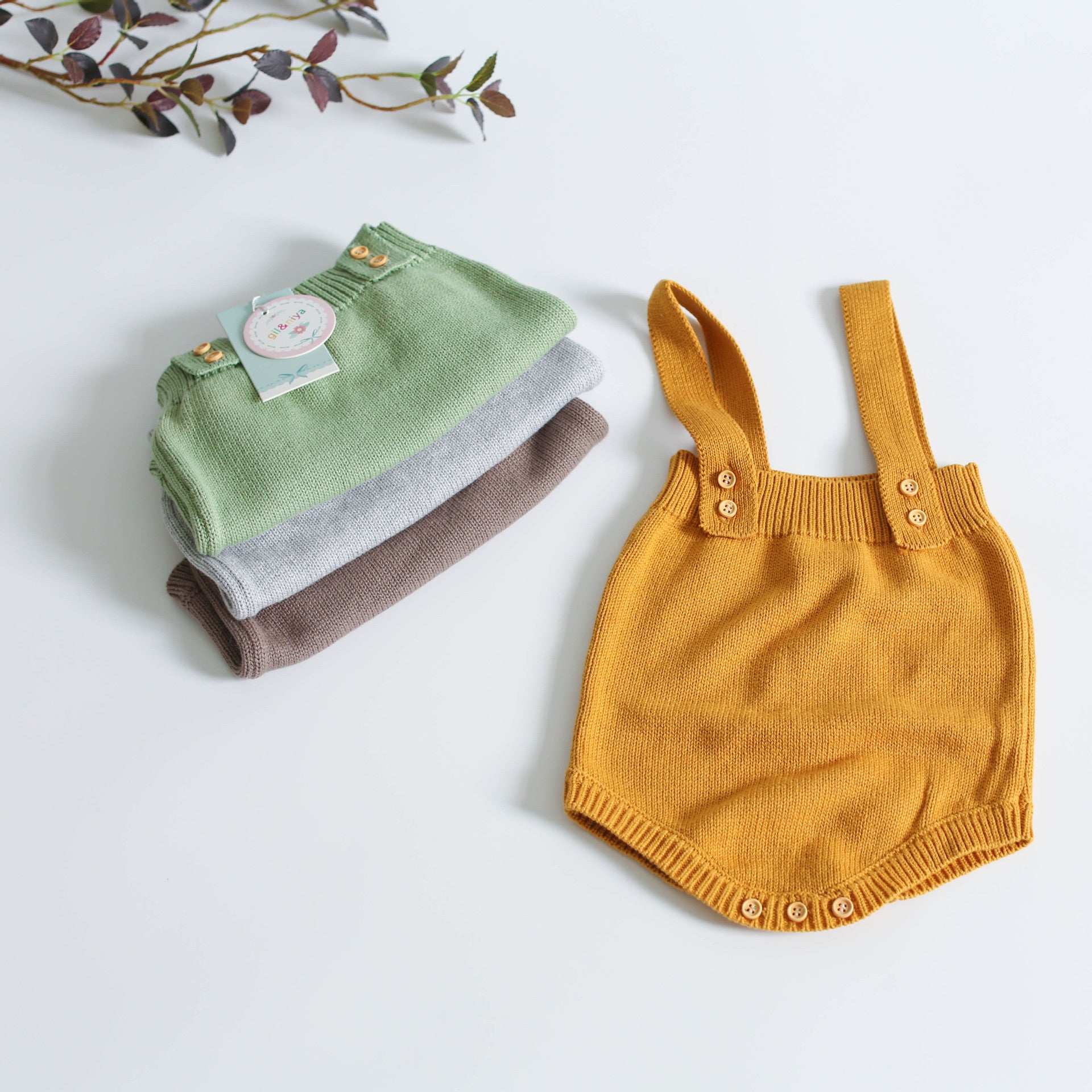 Newborn Knitted Romper