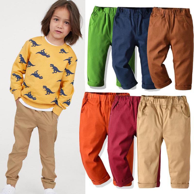 Uniform Pants Baby Cotton Casual Trousers