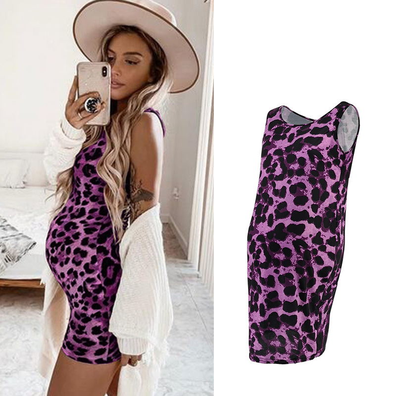 Pregnant Women Sleeveless Summer Dress