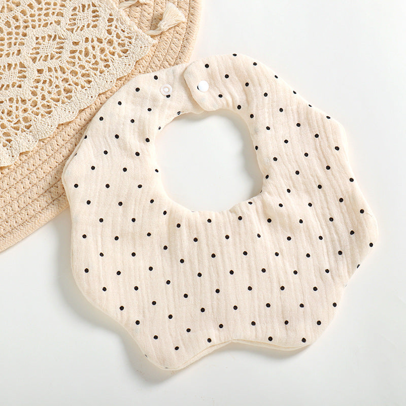 Cartoon Cotton Anti Spitting Bib