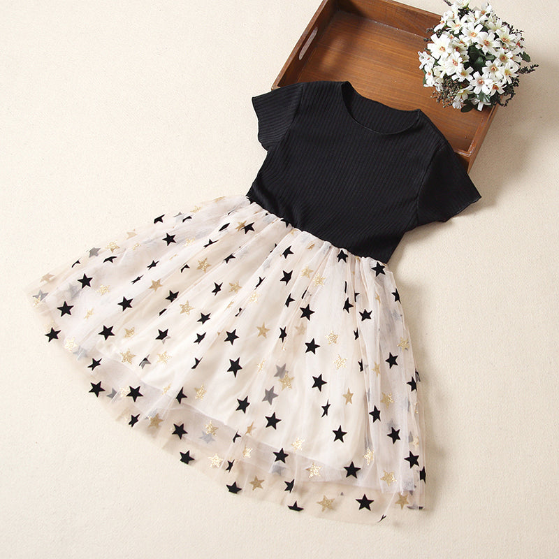 Short Sleeved Polka Dot Summer Dress