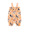 Printed Cotton Romper With Bow