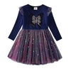 Butterfly Long Sleeve Girls Dress