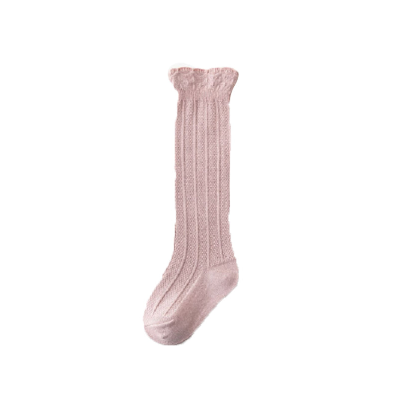 Pure Cotton Solid Color Socks