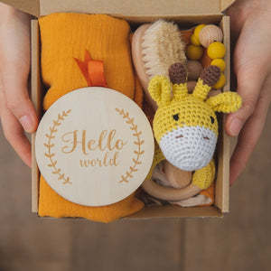 Hello World Baby Teething Gift Set