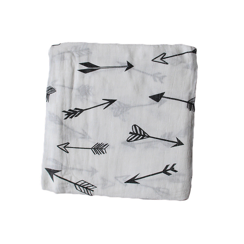 Bamboo Muslin Swaddle Receiving Blanket